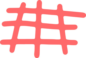 Obraz premium Abstract Organic Grid Design Element