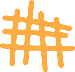 Abstract Organic Grid Design Element
