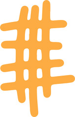 Obraz premium Abstract Organic Grid Design Element