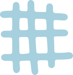 Abstract Organic Grid Design Element