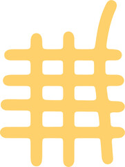 Abstract Organic Grid Design Element