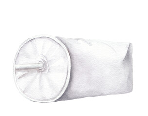 Plastic cup Used Garbage watercolor clipart Png cut file Ecology scrapbooking, card, flyer, poster. Environment