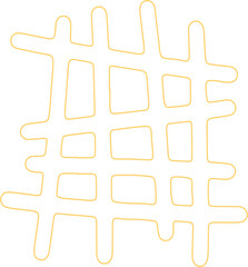 Abstract Organic Grid Design Element