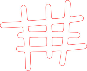 Abstract Organic Grid Design Element