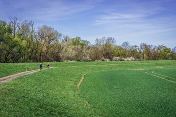 Bike path in Slovakia