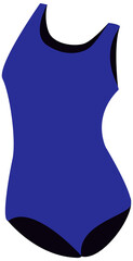 Illustration of Swimsuit, A Garment Created for Water Based Activities, Such as Swimming, Surfing and Diving or Sun Related Activities, Such as Sunbathing.
