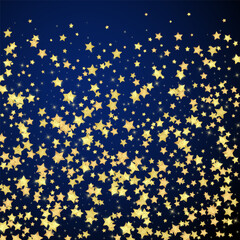 Magic stars vector overlay.  Gold stars scattered