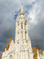 Budapest (Hungary). Exterior of Matthias Church (Church of Our Lady) in the city of Budapest