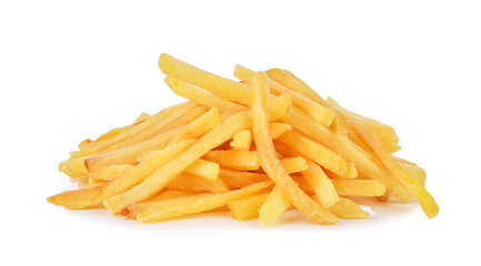 French fries isolated on transparent background. PNG