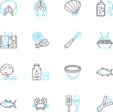 Bookstore Cafe linear icons set. Cozy, Library, Relaxation, Caffeine, Novelty, Literature, Nostalgia line vector and concept signs. Independent,Culture,Friends outline illustrations