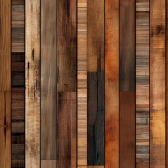 Seamless wood floor wood wall texture, hardwood floor texture, wood wall texture. Generative AI