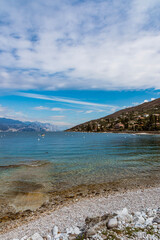Fototapeta na wymiar View of Garda Lake, Italy