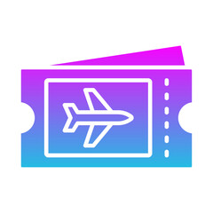 Plane ticket Icon