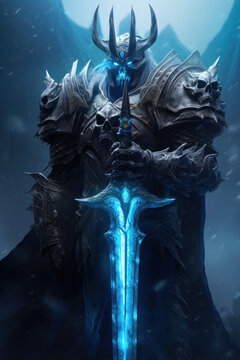 Arthas is a fictional character from the Warcraft universe. He is a complex and tragic figure, once a noble and just paladin, but later corrupted by dark forces and transformed into a death knight.