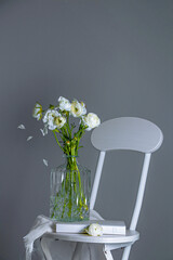 flowers on the table
