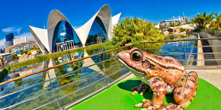 The Oceanografic, City of Arts and Sciences, Valencia, Comunidad Valenciana, Spain, Europe