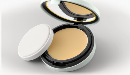Beauty skin care makeup oil control face powder picture AI Generated image