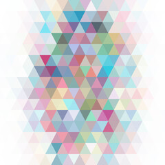 Obraz premium vector polygonal background with irregular tessellations pattern - triangular design in full spectrum colors - rainbow. eps 10