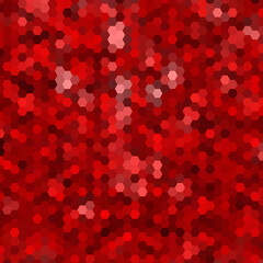 Red hexagon vector background. Presentation template. Decor element. polygonal style. Abstract geometric illustration. eps 10