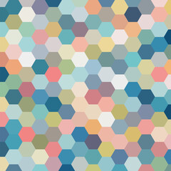 Obraz premium Colorful abstract vector background. Mosaic. polygonal style. Hexagons. eps 10
