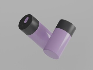 Toothpicks 3d illustration with white background  