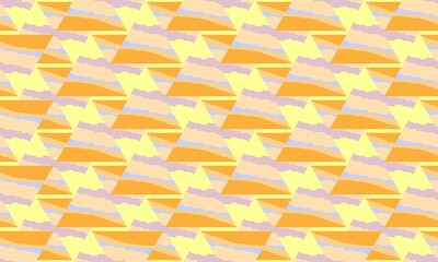 abstract yellow-orange background of triangles. geometric pattern. horizontal cover. colorful print. desktop wallpapers.
