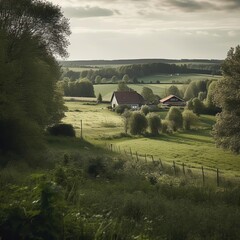 Rolling Green Countryside