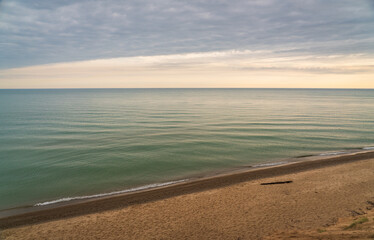 Coastline at Lake Michigan's Indiana Dunes National Park