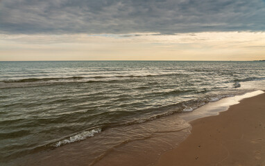 Coastline at Lake Michigan's Indiana Dunes National Park