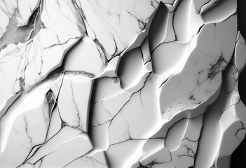 Black and white marble pattern background, various colors. Generative AI