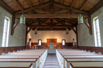 Obraz premium The Chapel Lincoln Boyhood National Memorial, Indiana