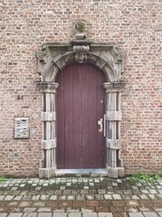 old wooden door