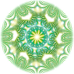 exploding colourful design and pattern on white background