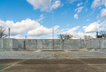 Fototapeta premium Engraved Wall at George Rogers Clark National Historical Park