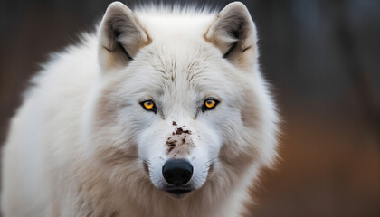 Portrait of a Polar Wolf