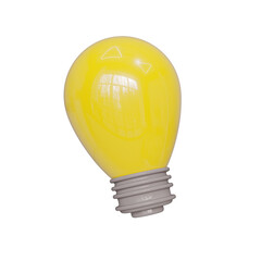 light bulb 3d render