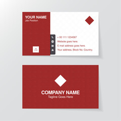 Abstract Business Cards Different Style and Pattern, Vector Illustration