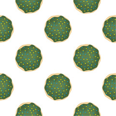 Pattern homemade cookie different taste in pastry biscuit