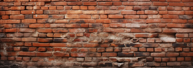 old brick wall. Generative Ai
