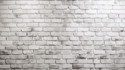 Fototapeta na wymiar texture old brick wall of white bricks. Generative Ai