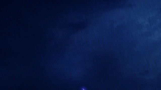 Blue sky lightning strike stormy weather. Suitable for weatherrelated articles, blogs, social media posts, and educational materials on natural phenomena.