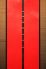 Fototapeta premium Japan vintage 80s style album art, retro poster background, Generative AI