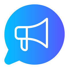 marketing gradient icon