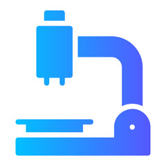 microscope gradient icon