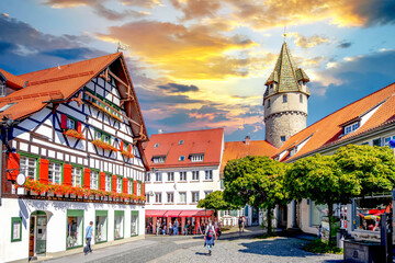 Altstadt, Ravensburg, Deutschland 