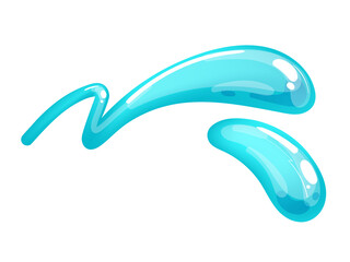 Water cartoon drops element illustration