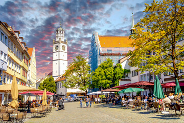 Fototapeta na wymiar Altstadt, Ravensburg, Deutschland 