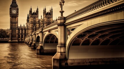 Fototapeta premium Buckingham Palace. Breathtaking travel destination place. Generative AI