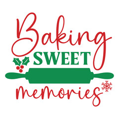 Fototapeta na wymiar Baking sweet memories SVG 