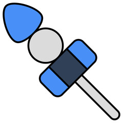 A unique design icon of oden, japanese food